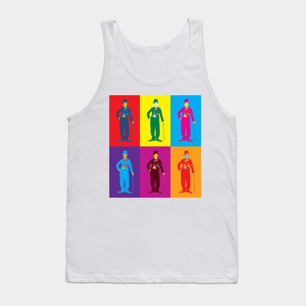 Charles Chaplin Tank Top by Sauher